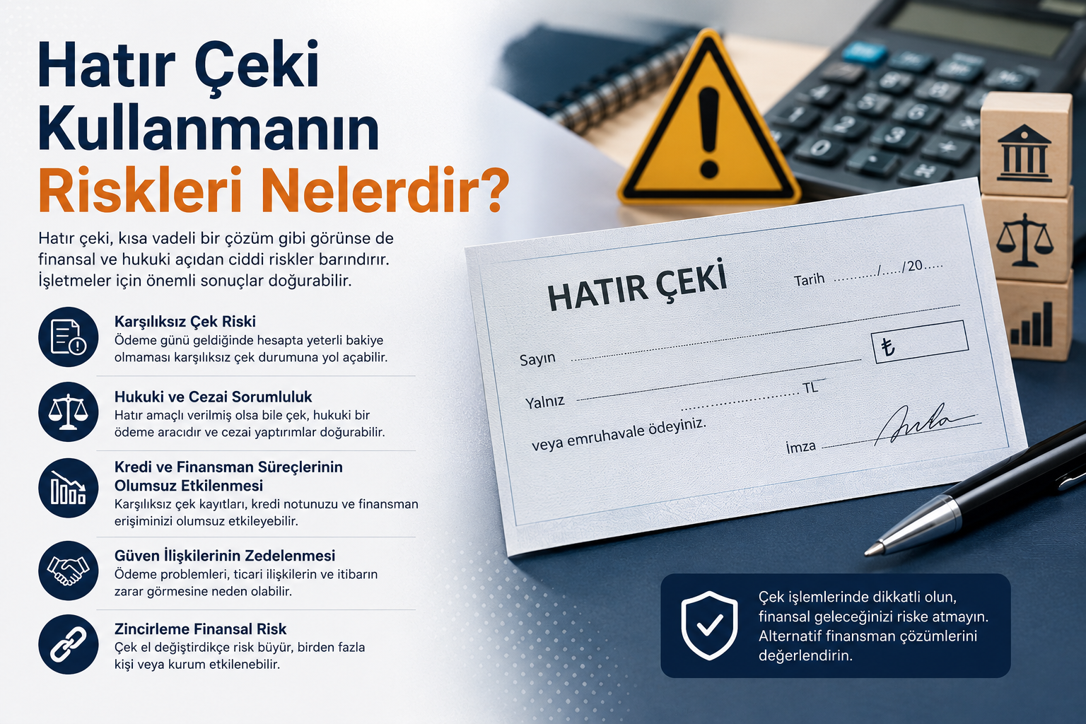 Hatır Çeki Kullanmanın Riskleri Nelerdir?